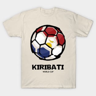 Kiribati Football Country Flag T-Shirt